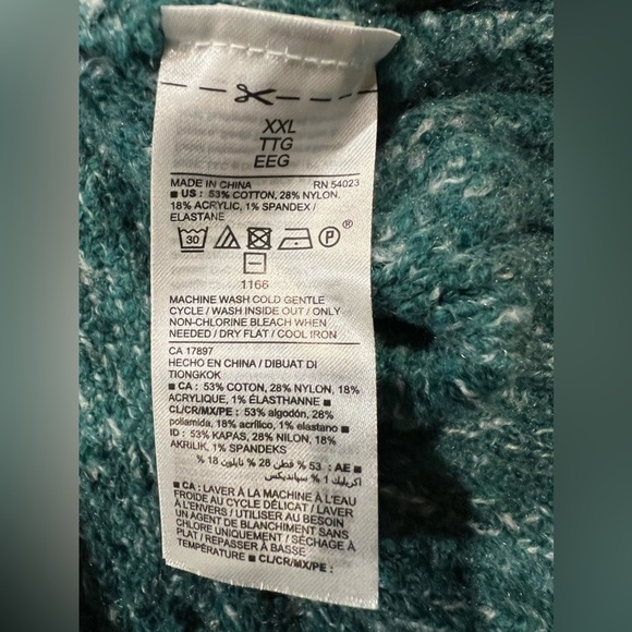 Old Navy Green Mock Neck Sweater - New - XXL - Picture 6 of 6